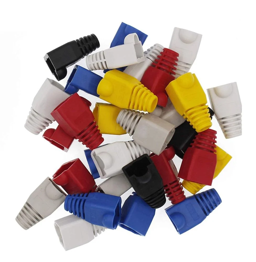 Rj45 Cat6 Cat5e Plugs Network Cable Strain Relief Boots Rj45
