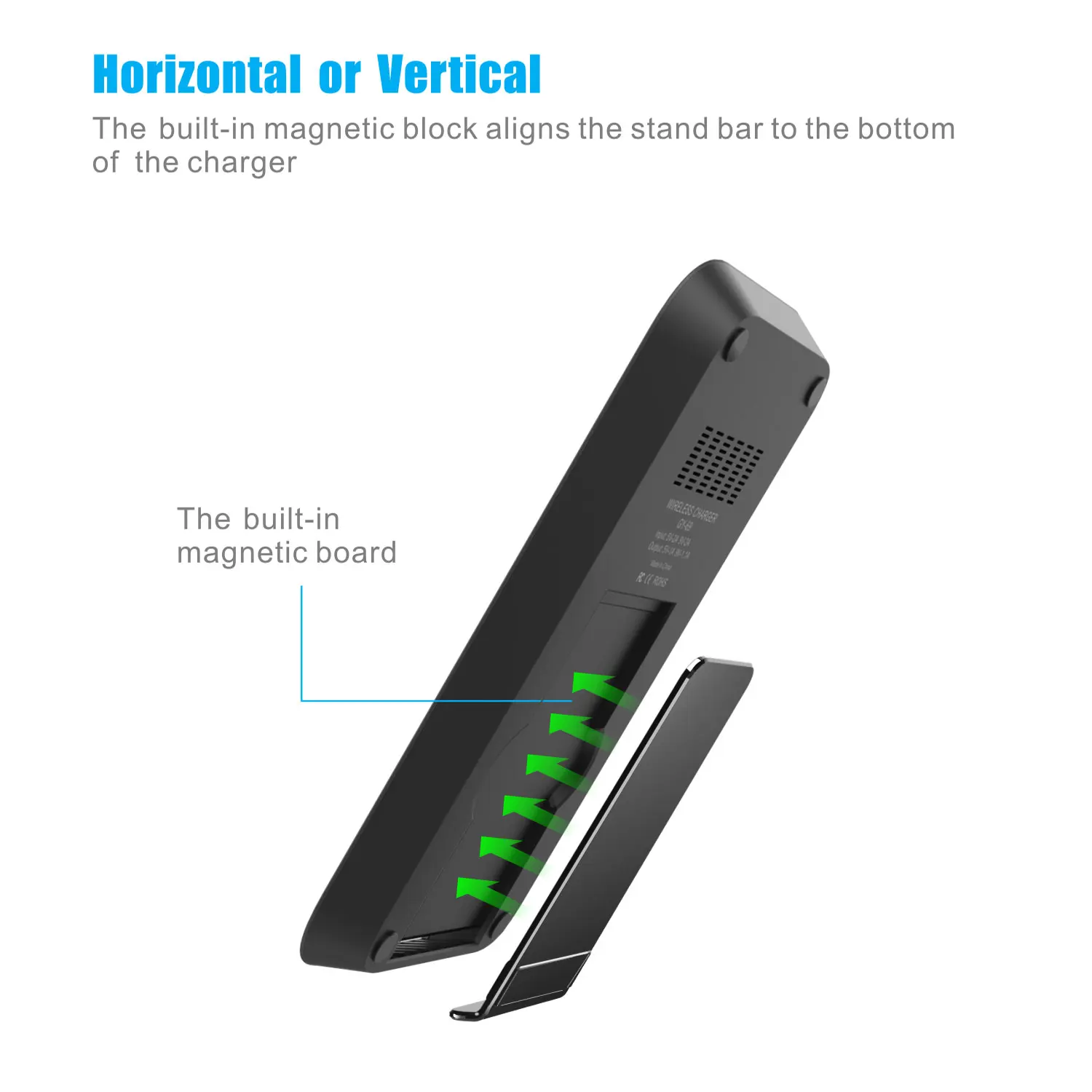 Wireless Charger Stand Phone Holder GY69 Portable 10w wireless charger - ANKUX.COM