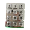 electronic access control for 12 matrix braill metal backlight keypad