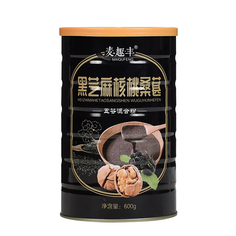 500gram Black Sesame Meal Replacement Powder Walnut Mulberry Powder
