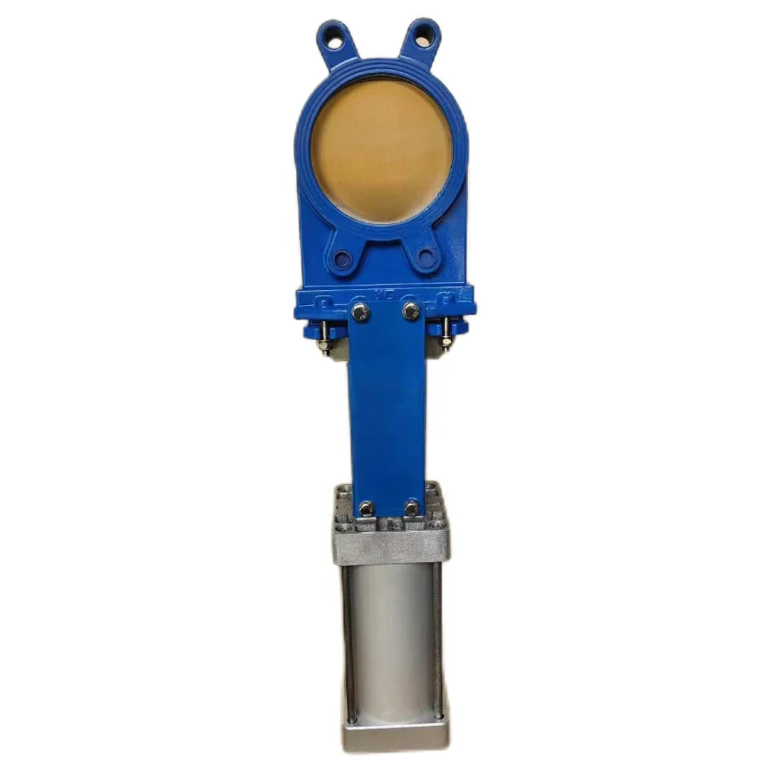 DIN PN10 DN100 Ductile Iron Industry Knife Gate Valve Parallel Slide ...