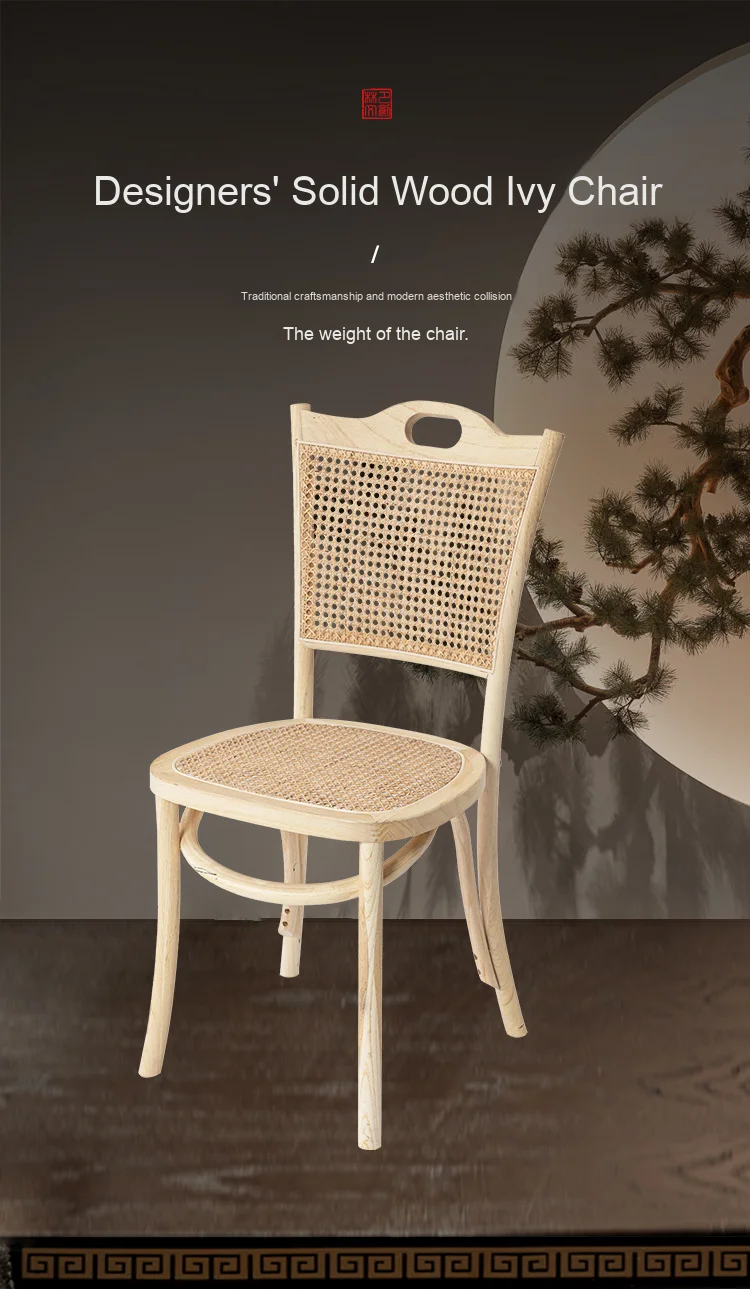 DISHI Stackable Wedding Chair Solid Wood Dining Furniture for Outdoor Catering & Hospitality Optimal for Outdoor Events