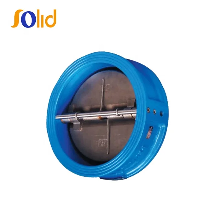 Ductile iron GGG40/50 Wafer Type Dual Plate Check Valve