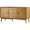 Dining Room Furniture Modern Wooden Rustic Walnut Buffet Cabinet Sideboard