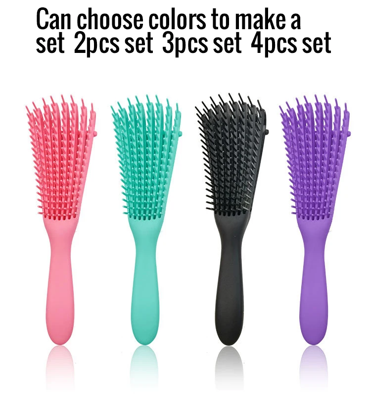 1pcs Plastic Cleaning Remover Handle Tangle Hair Brush Hair Care Salon  Styling Tool Hair Brush Combs