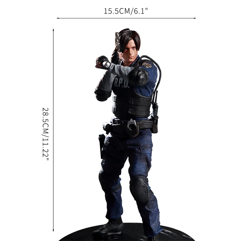 Resident Evil Leon Scott Pvc Figure Action Anime Collectible Statue ...