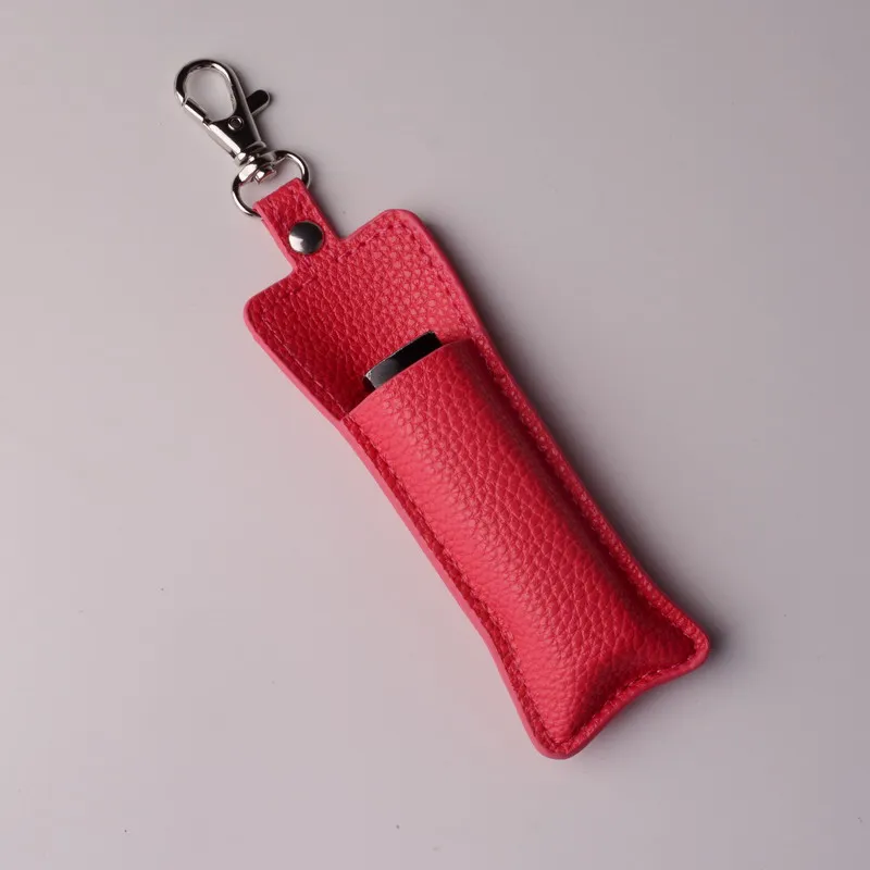 Fashion Colorized Lipstick Chapstick Holder Bag Keychain Jewelry Key