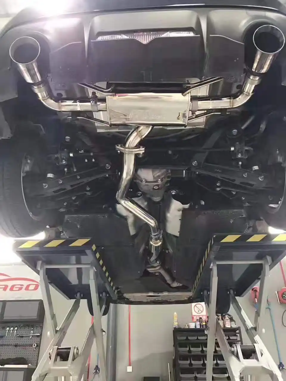 Cende Stainless Steel Electric Valve Pipe Cutout Exhaust Cut Out For