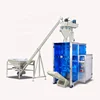 Automatic roast coffee beans packaging machine for bags with valve applicator for gas release