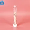 HOT!!! plastic PET round bottom test tube with aluminum cap,1.5m data line bottle,suger bottle with plastic cap
