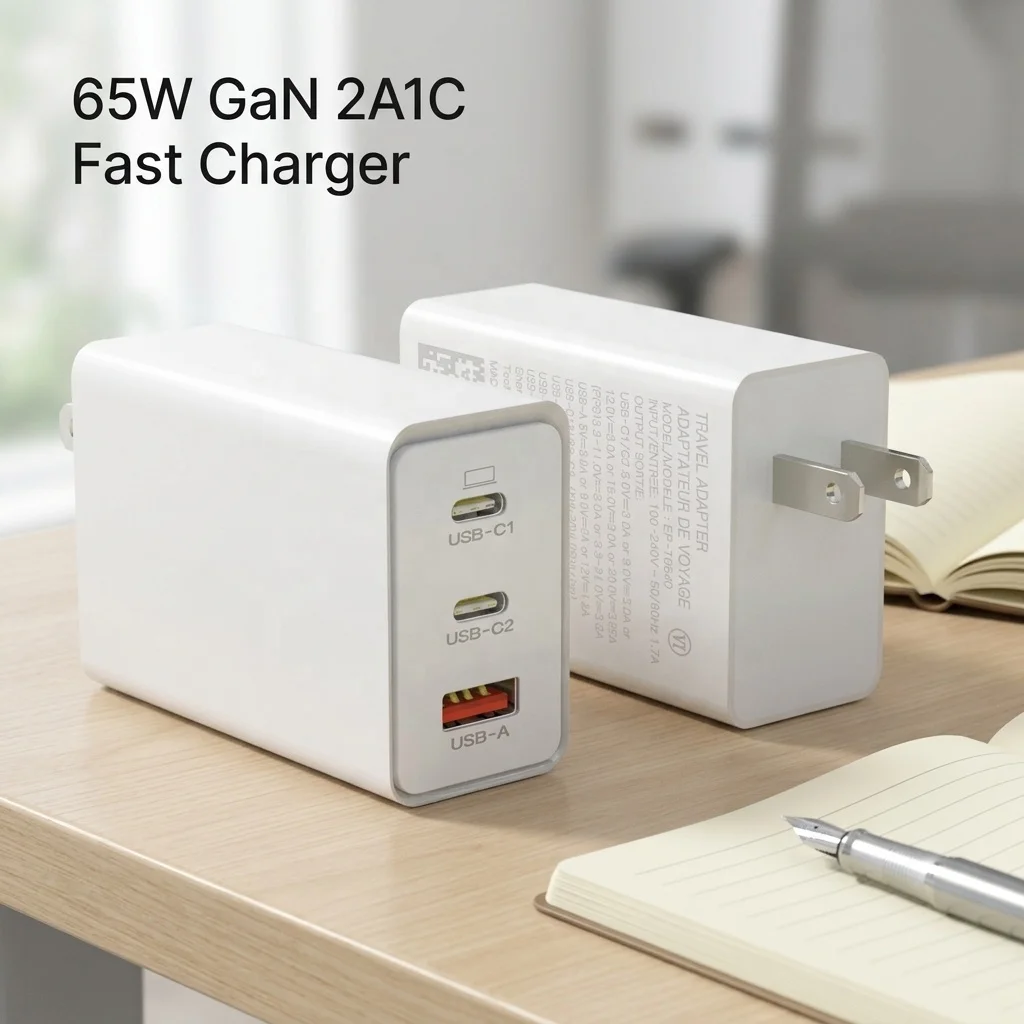 Qi2.2 25W wireless charging station with LED indicator and dual-coil alignment