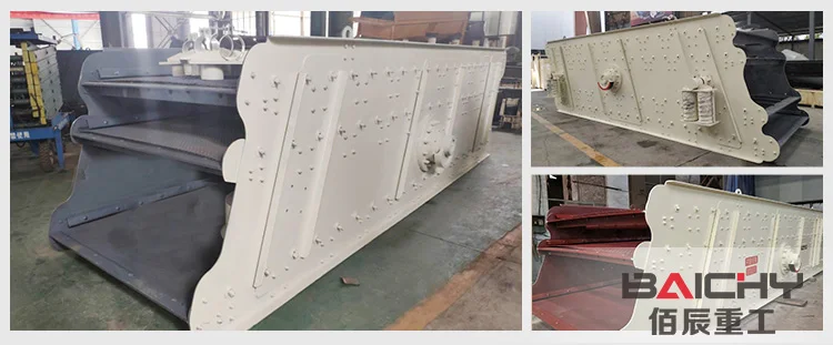 Gypsum flour powder sand and gravel 2yk2160 round circular rotary vibrating screen separator machine for screening rock sand