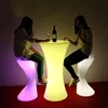 Hot sale Modern waterproof Bar Tables illuminated changing light bar led table Furniture