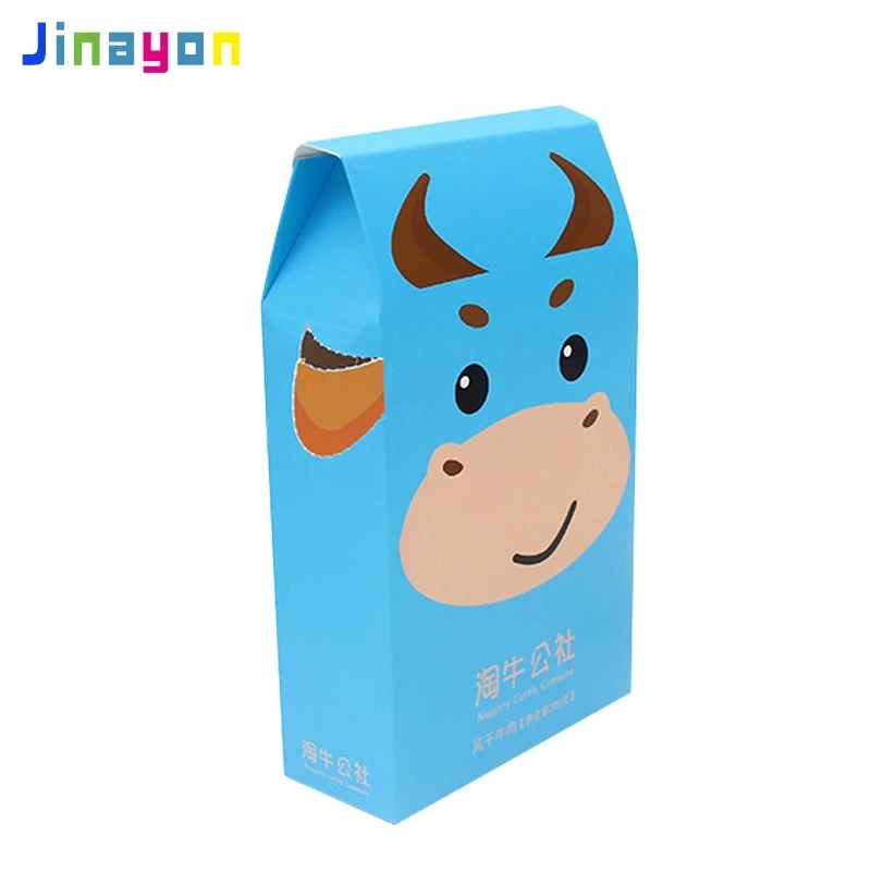 product jinayon custom design white card snack soft box with cow animal shape box for chocolate packaging-39