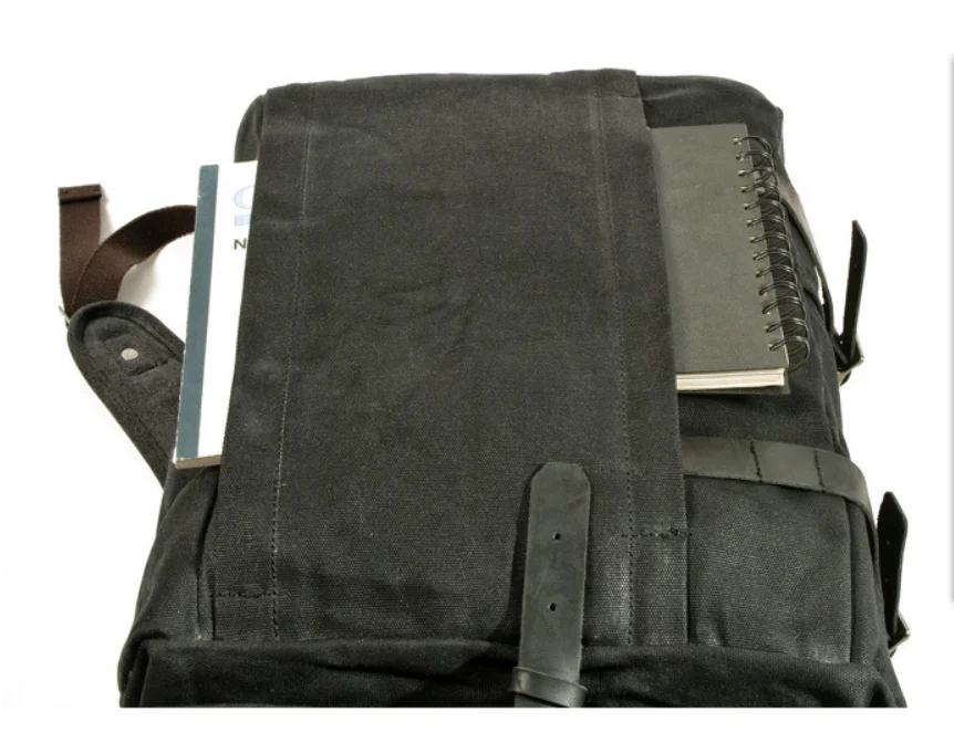 Retro Vintage Cotton Laptop Backpack, Canvas Backpack