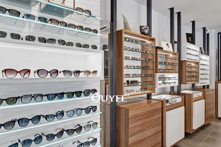 Mdf Wood Optical Shop Counter Design For Optical Display Buy Optical