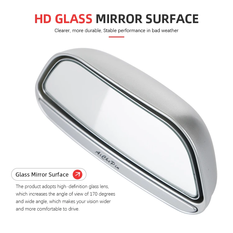 Factory Sale Wide Angle Sight Black Abs Glass Retrofit Side Car Mirror