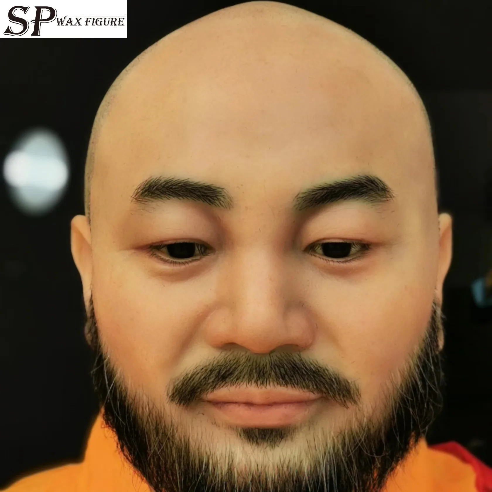 Super Realistic Living Buddha Monk Human Lifesize Silicone Wax Figure,High Simulated Wax Figure