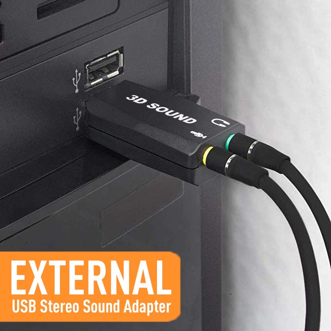 External 3d 5.1 Sound Card Usb 2.0 Audio Adapter Sound Card For Pc