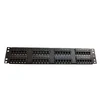 Ethernet Cat5e UTP Patch Panel 48 PORT with Double Use End 19 metal plate housing 12 / 16 / 24 / 32 / 48 Ports available