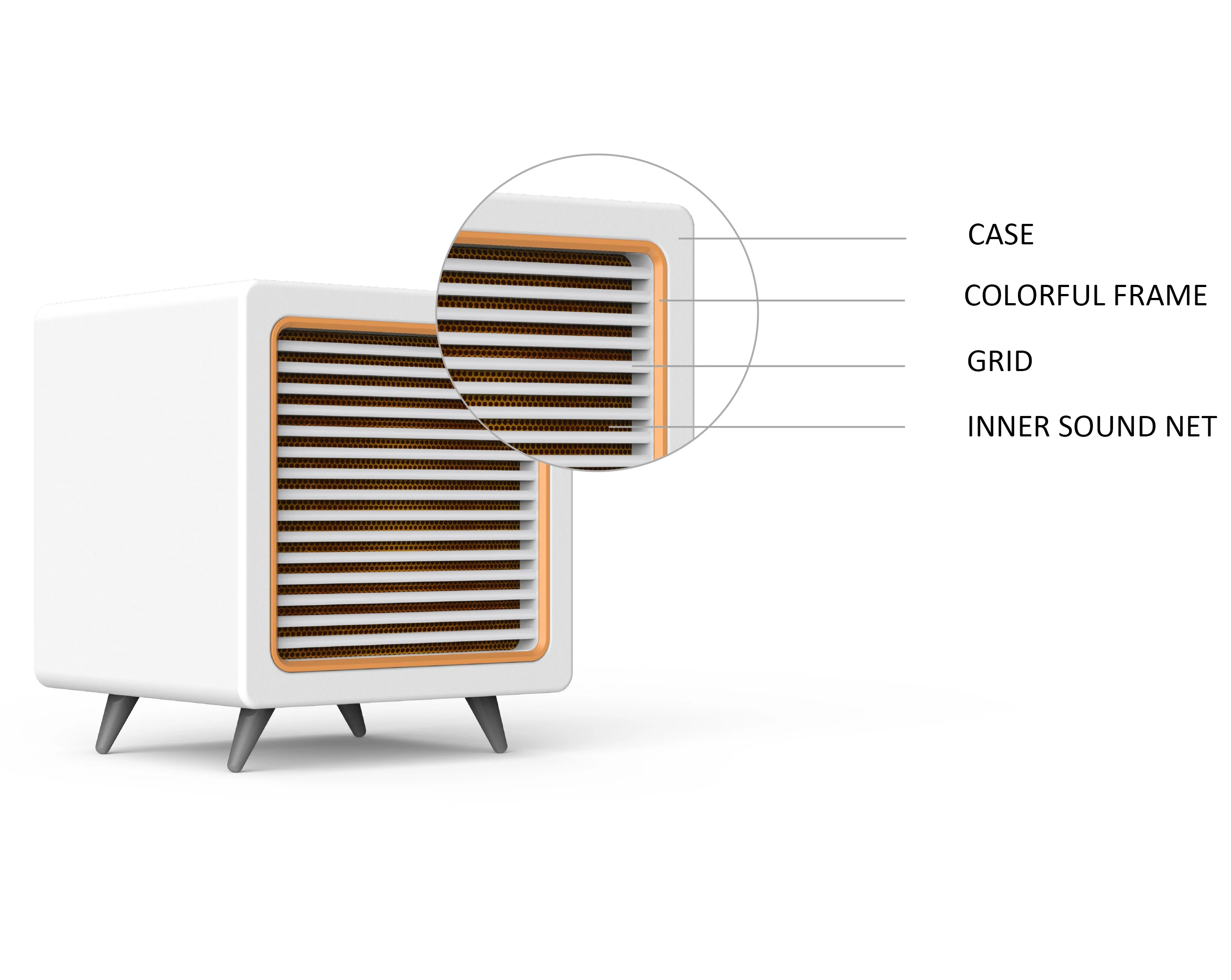HIFI system Bluetooth speaker wireless TWS home music speakers - ANKUX.COM