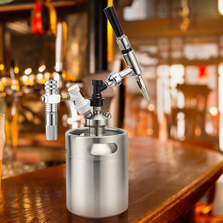Mini Keg 2l N2 Nitro Coffee Tea Soda Craft Beer Bottle Jug Beer Keg