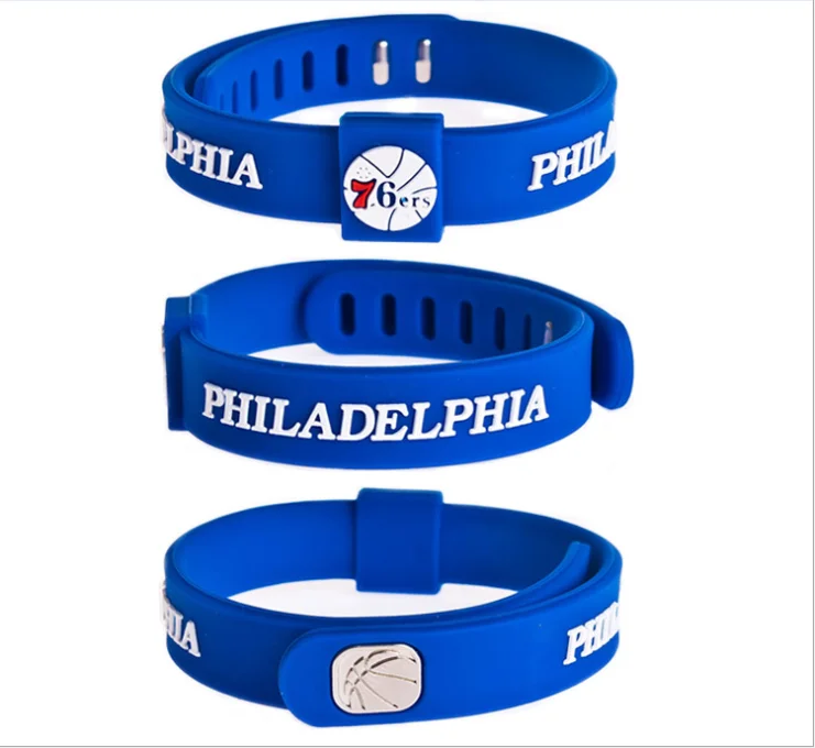 Cheap Wholesale Men's Adjustable Silicone Wristband Basketball Player Bracelet Buy Men's