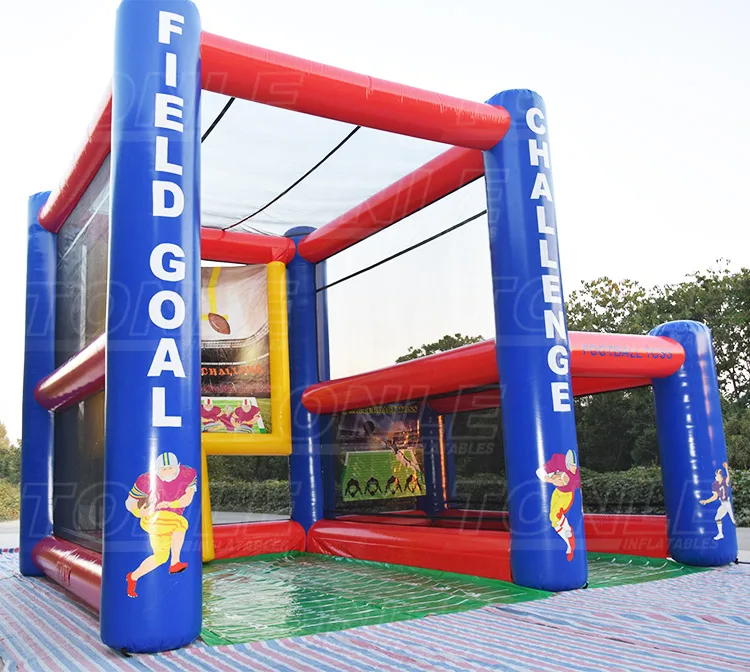 High Quality Field Goal Quarterback Challenge Inflatable Football Game