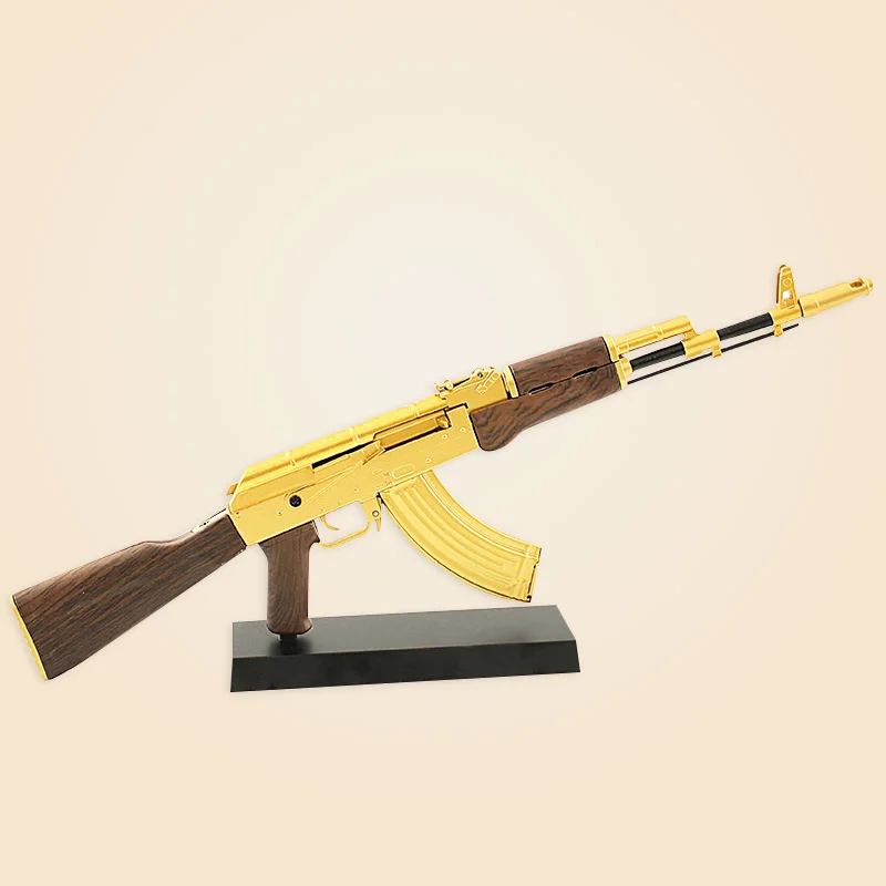 Realistic Toy AK-47 - Miniature Gun Model for Collectors