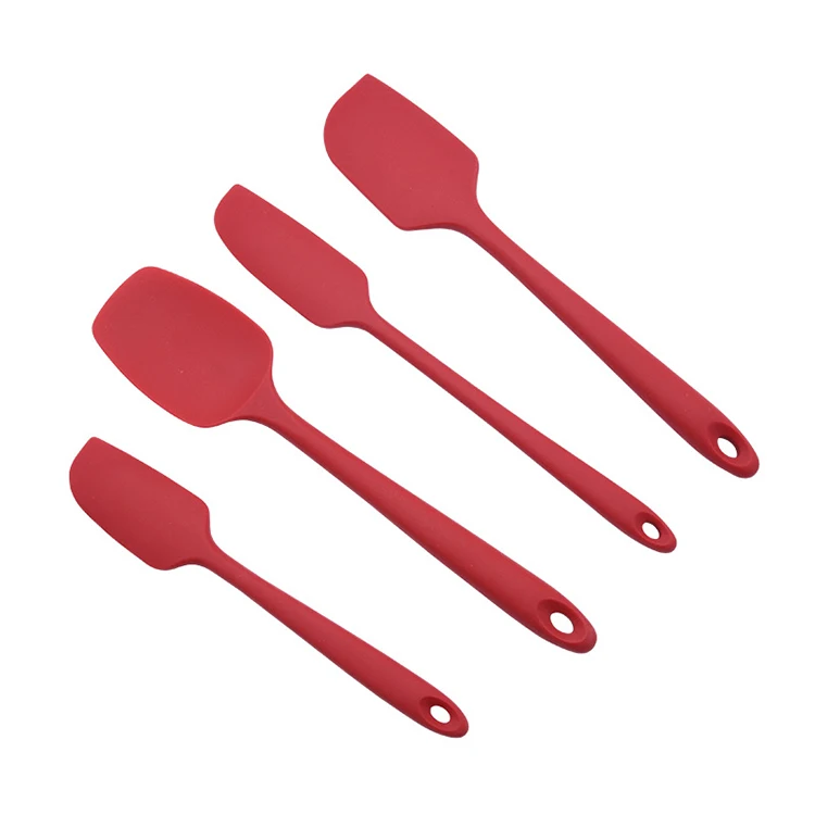 Factory Price Heatresistant One Piece Seamless Rubber Spatula For
