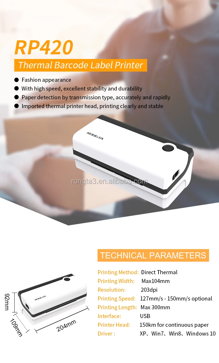 bluetooth label printer for shipping