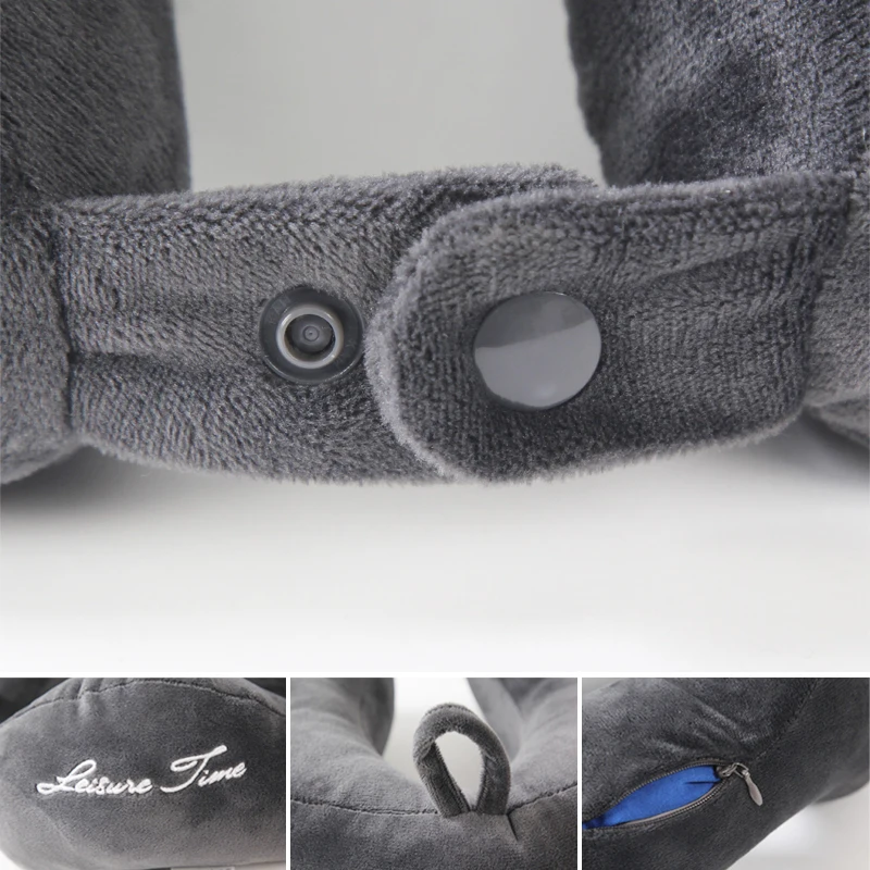 Airplane Support Travel Massage Pillows Comfortable Pillows Home Sleep Memory Foam Neck U-Shape Pillows