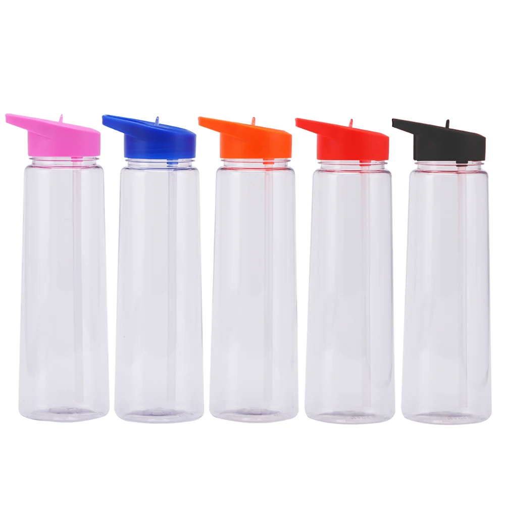 

Wholesale Eco Friendly Bpa Free Gym Clear Tritan Recycled Drinking Sport Kids Plastic Water Bottle with Straw