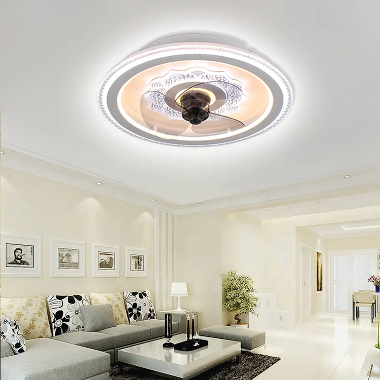 
New Design Dimmable Fan With Remote Control And Lights Ceiling Lamp LED Light Fans 