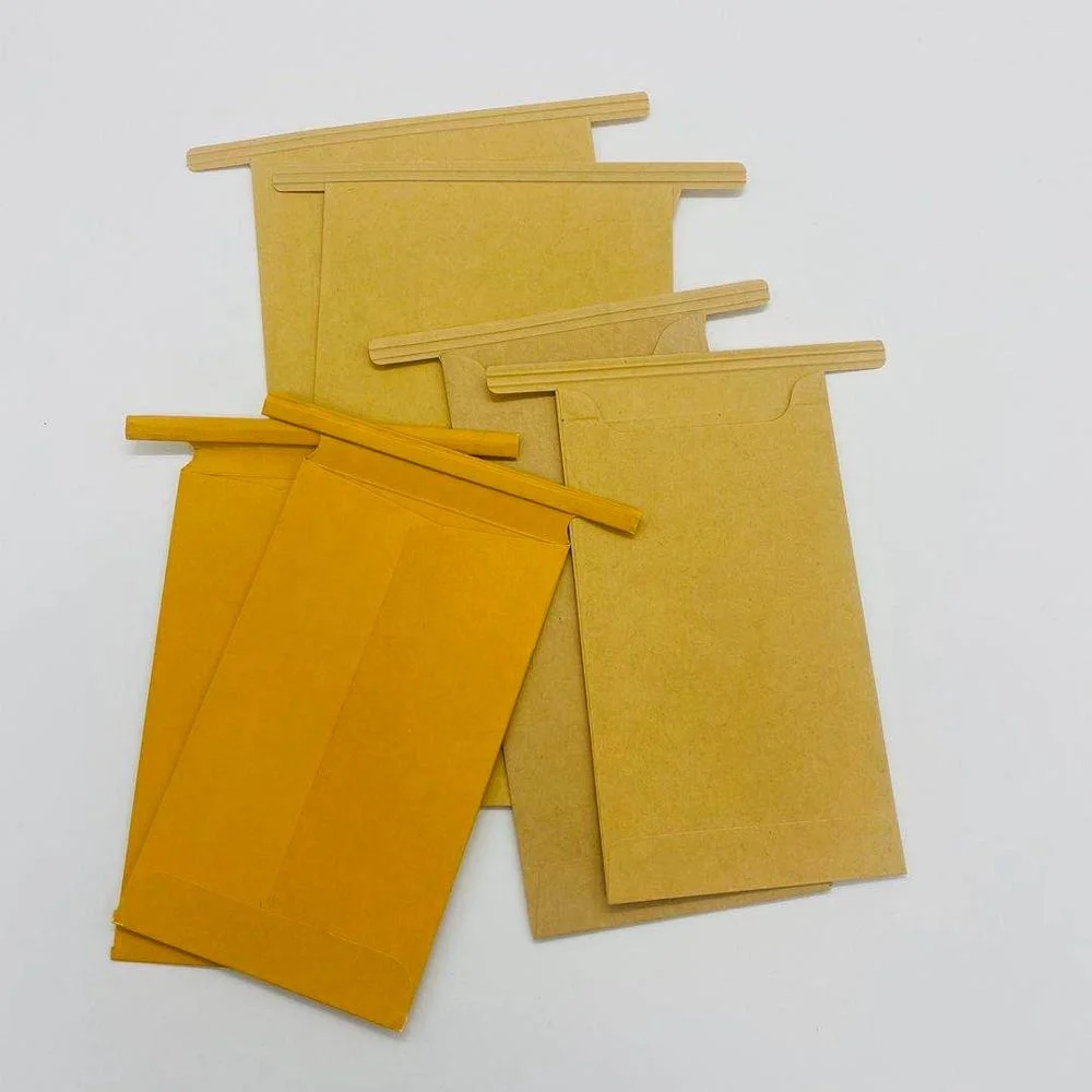 Customprinting Golden Kraft Paper Western Style Sealing Envelopes With