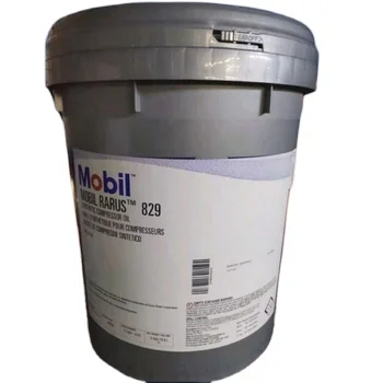 Mobil SHC rarus 824 826 827 829 fully synthetic oil free screw air  compressor oil