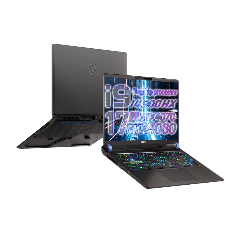 Side-by-side comparison showing 17.3-inch vs 18-inch laptop chassis footprint