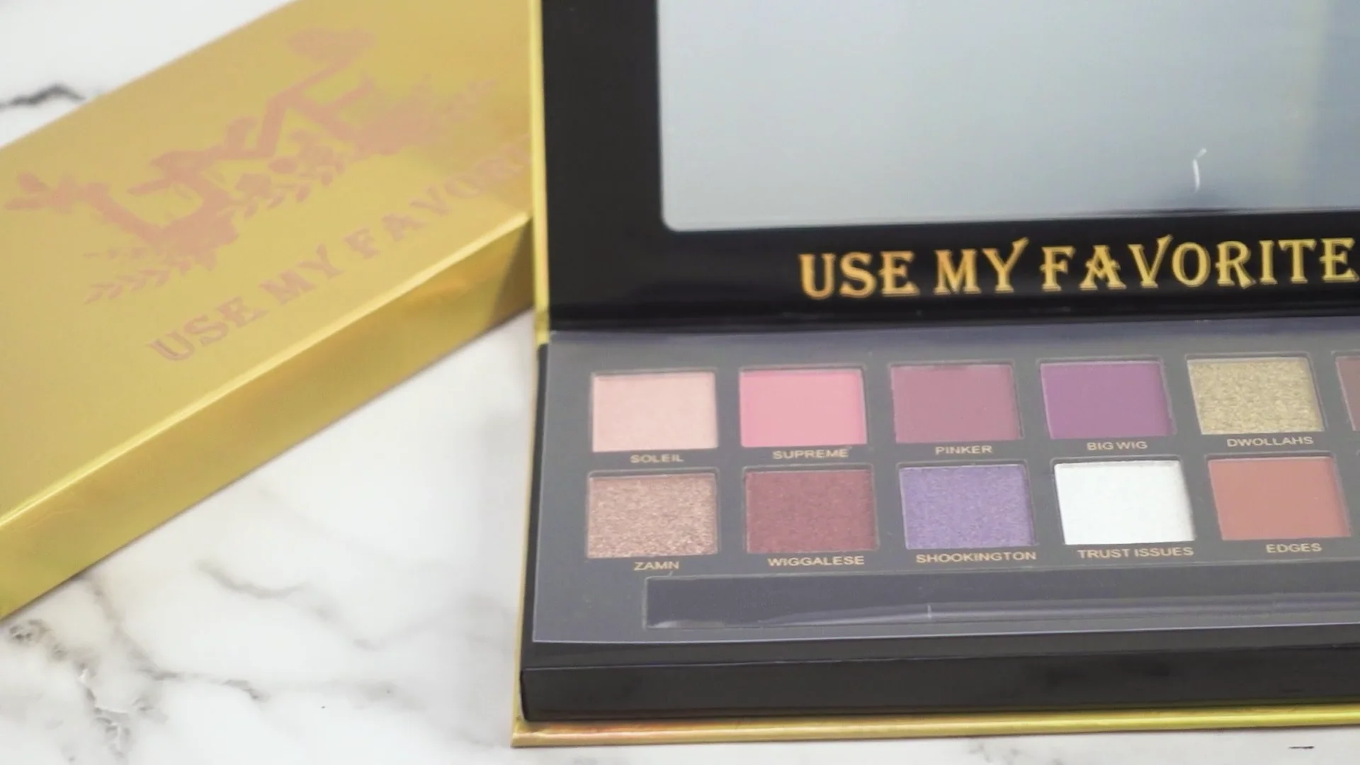 Eyeshadow Palette Packaging Custom Logo Private Label Oem Odm Makeup