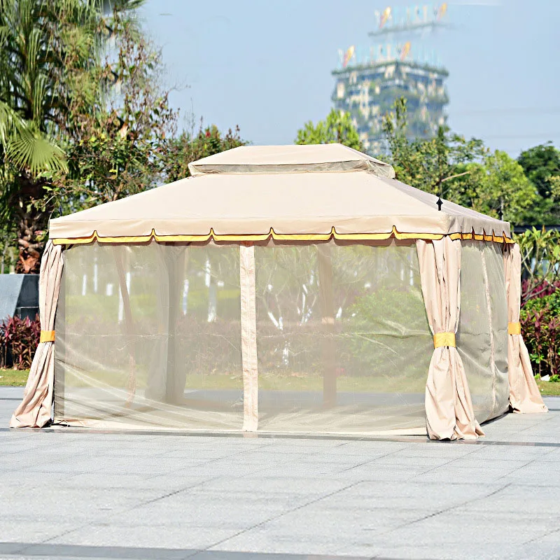 New Deign Outdoor Patio Tent Umbrella A Roman Sun Shed With Four Legs