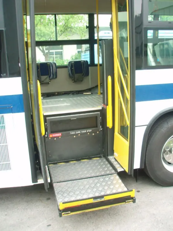 Wlstep1200 Series Bus Hydraulic Wheelchair Elevator Lift With 350kg