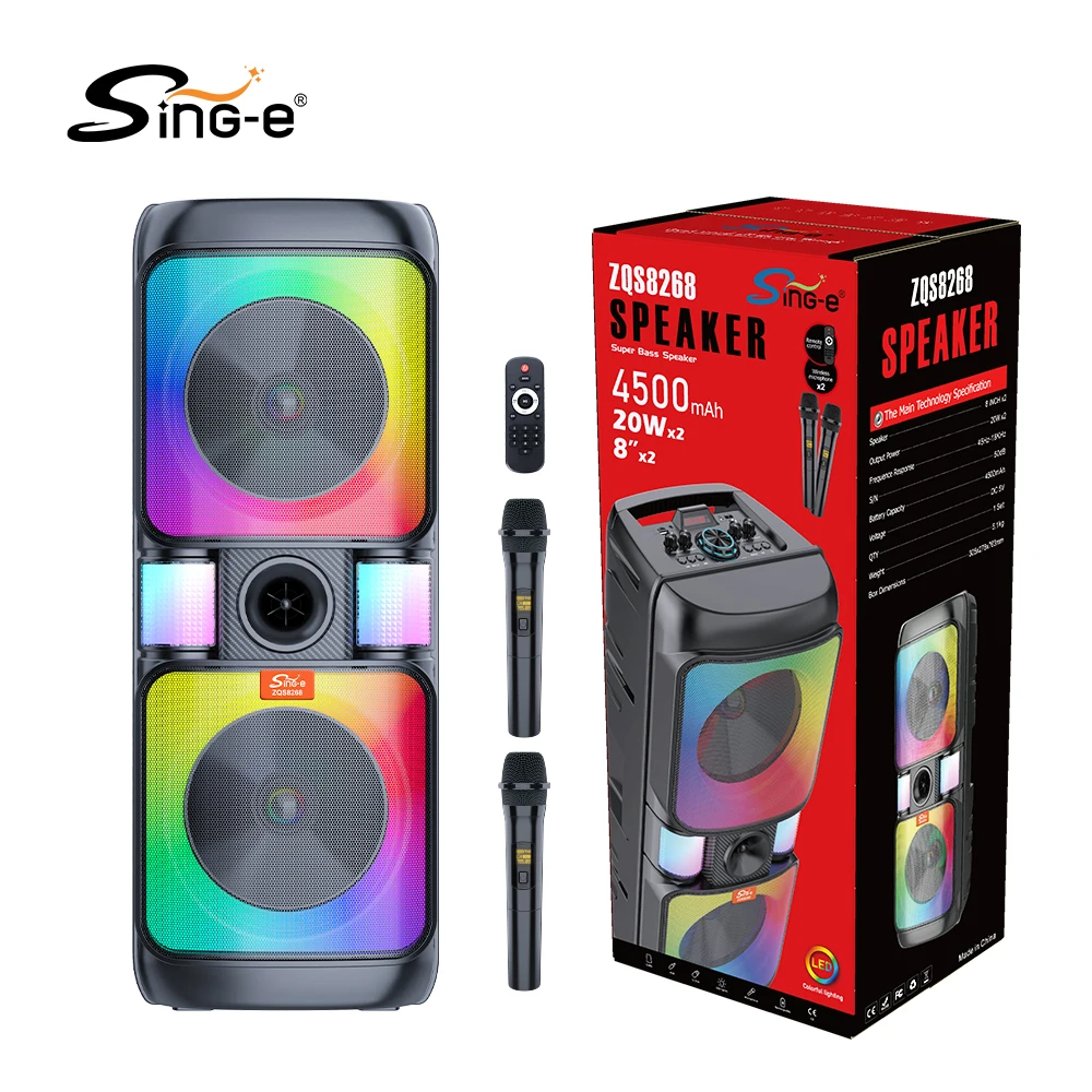 Customizable Wireless Karaoke Speakers with Subwoofer - Bluetooth