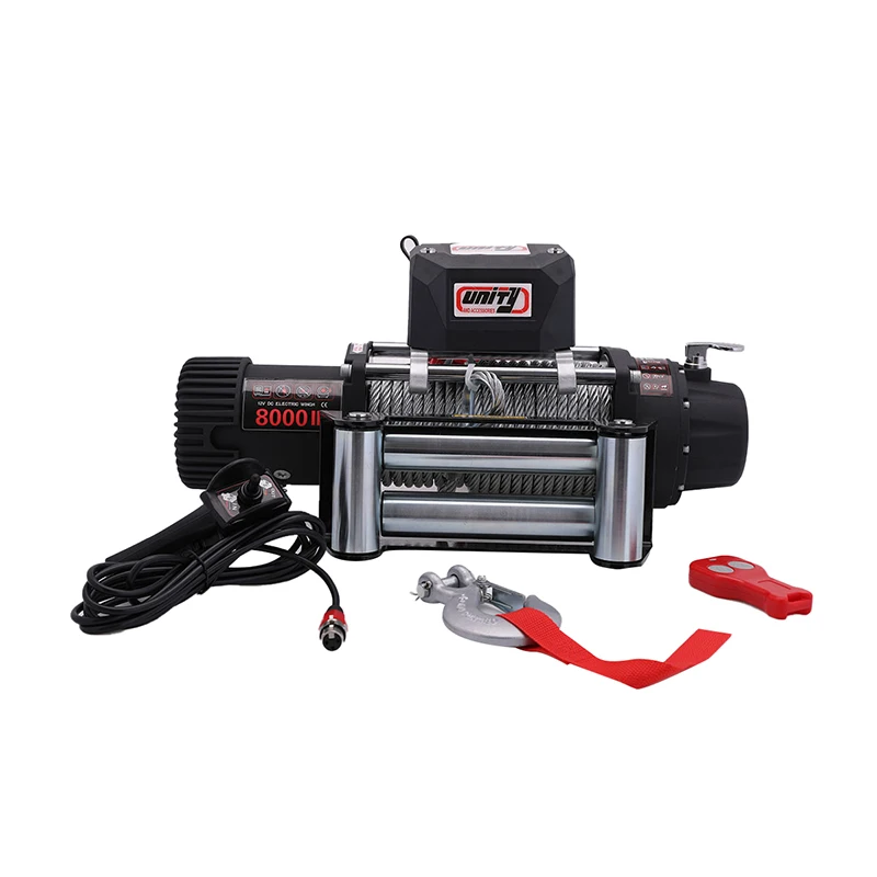 China Leading Brand Unity 4x4 Electric Winch With 9500 Lbs Capacity Heavy Duty For Hilux With Ce