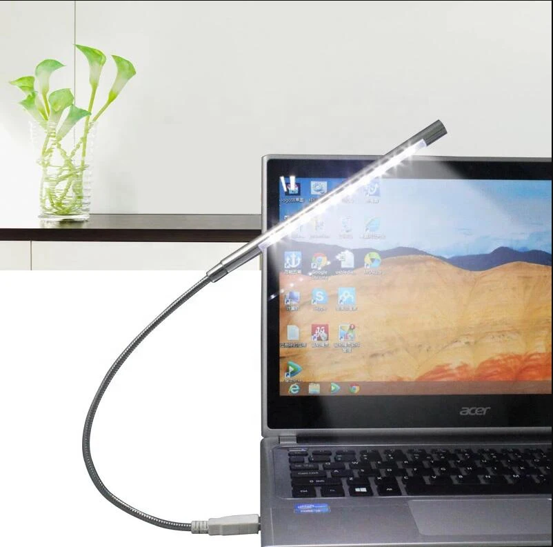 Variety bright flexible table reading laptop lamp mini usb led  light for computer keyboard night light