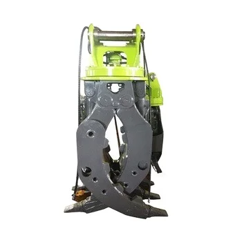 Full 360 Degree Excavator Log Grapple Hydraulic Rotator Fit To 1-45t Excavator