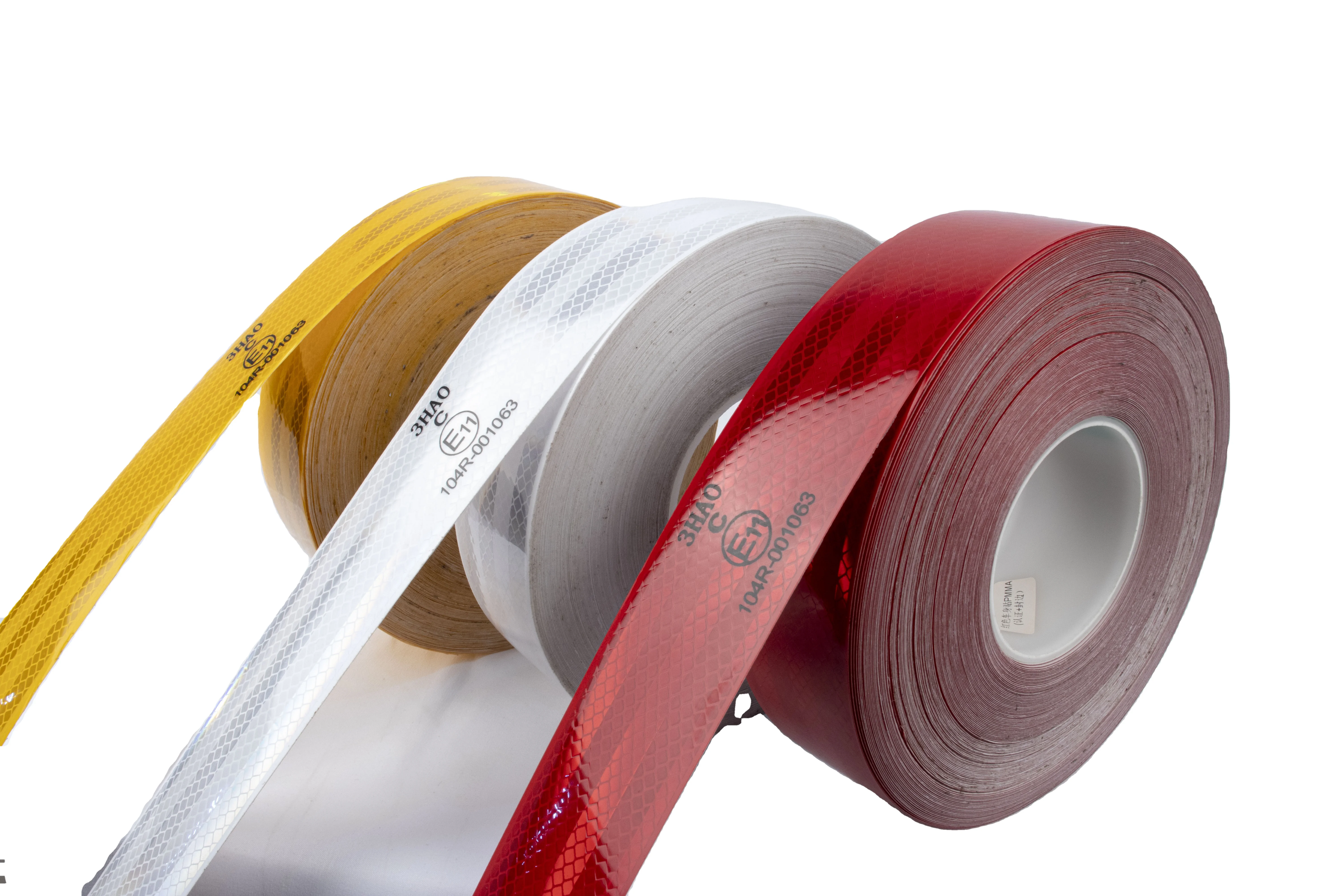 CEC104R 3Hao Waterproof PET Prismatic Egp Reflective Tearable Conspicuity Tape Reflective Film Sticker for Vehicle Use DOT-2 factory