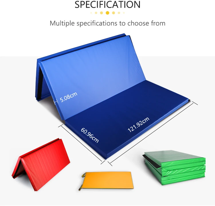 Cheap 4'x8'x2" Thick Folding Gymnastics Gym Exercise Aerobics Mats