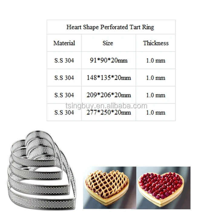 heart shape tart ring