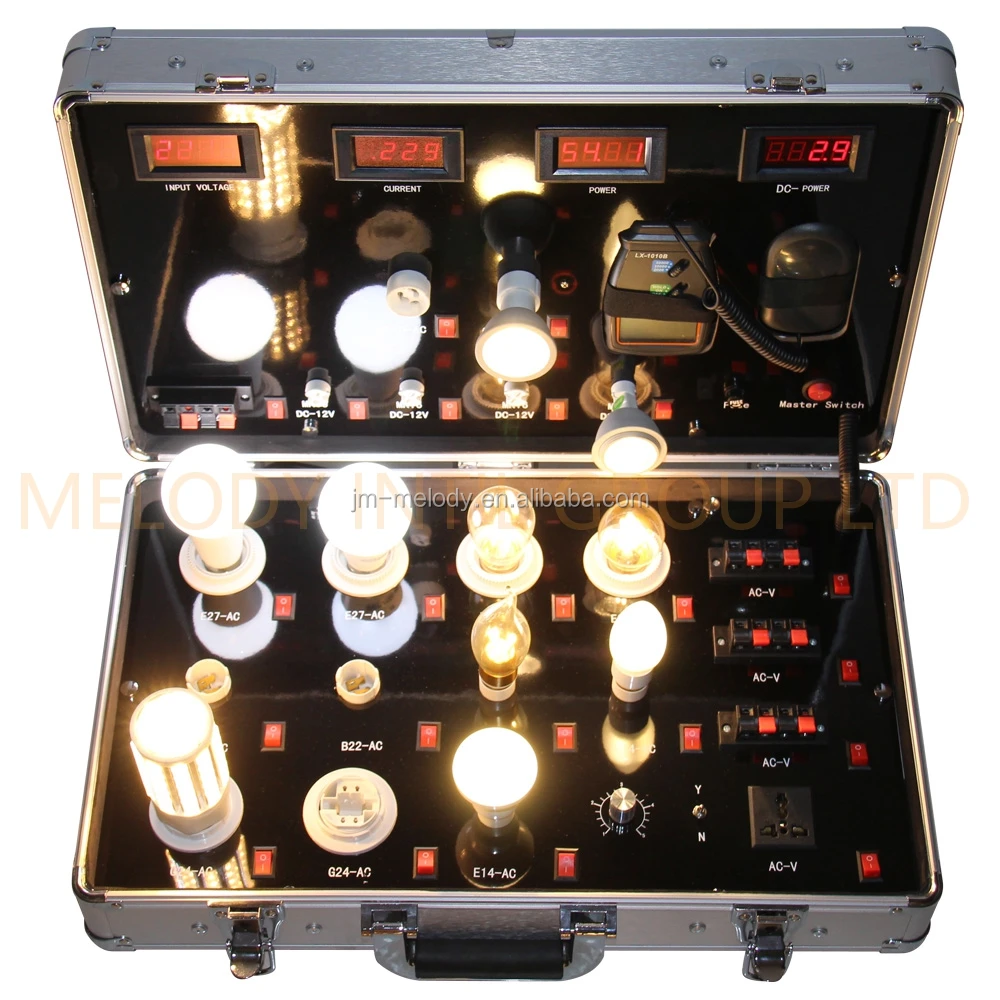 L30w20 Led Demo Case Led Testing Suitcase Led Bulb Display Aluminum