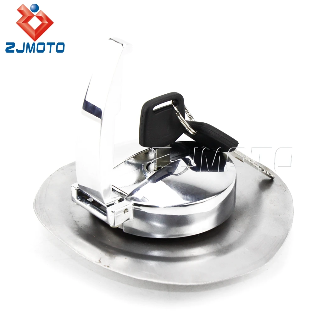 Motorcycle Flip Up Gas Oil Petrol Tank Cap For Custom All Vintage