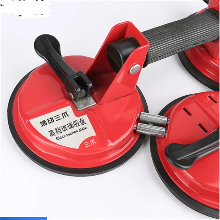 Factory price heavy duty aluminium vacuum granite glass suction cup glass lifter for building hand tools